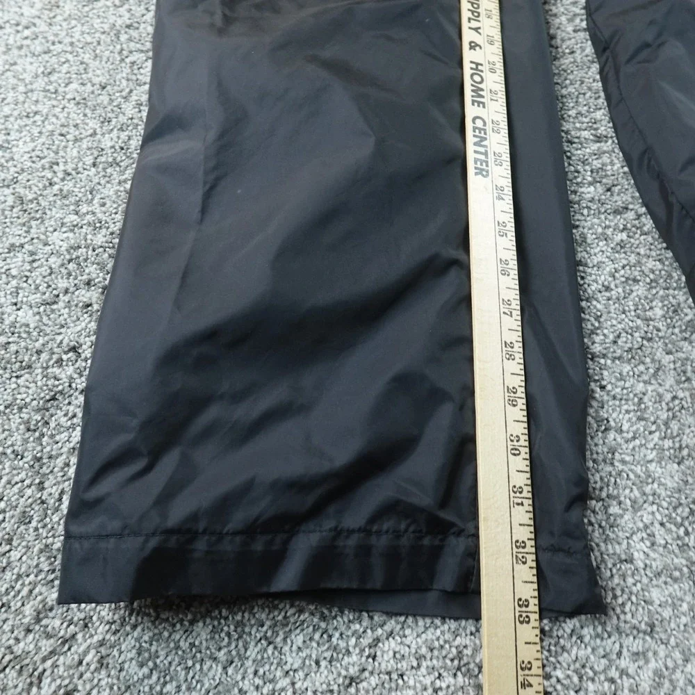 VTG Nike Pants Mens XL Black Baggy Windbreaker Track Jogger Drawstring 90s Y2K